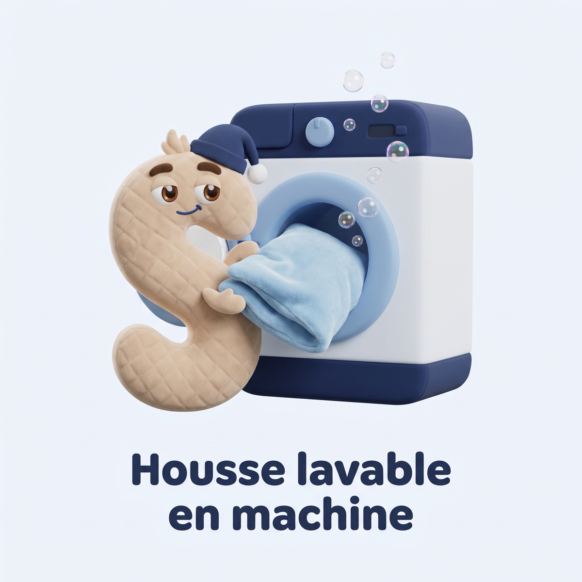 Housse lavable en machine